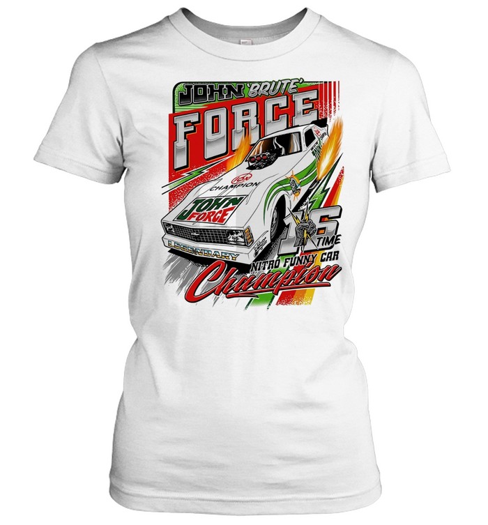 John Force Vintage Throwback Women T-Shirt