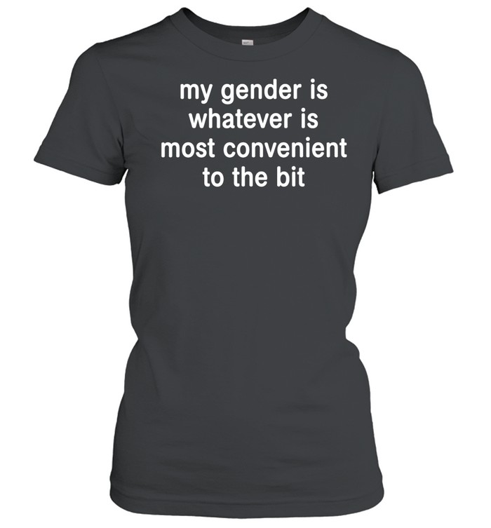 My gender is whatever most convenient to the bit Women T-Shirt