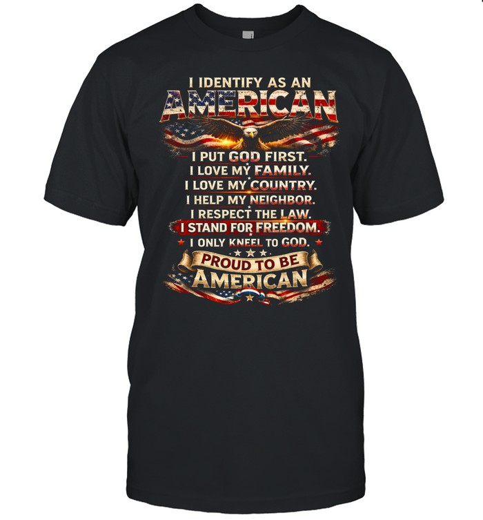 PROUD TO BE AMERICAN Unisex T-Shirt