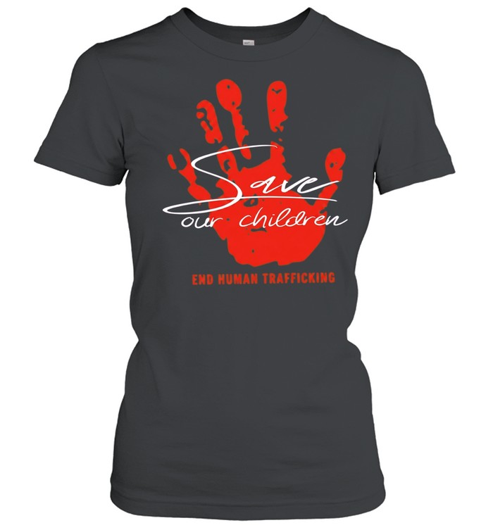 Save our children end human trafficking Women T-Shirt