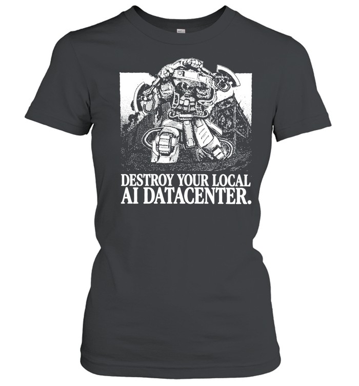 Space Marine destroy your local ai datacenter Women T-Shirt