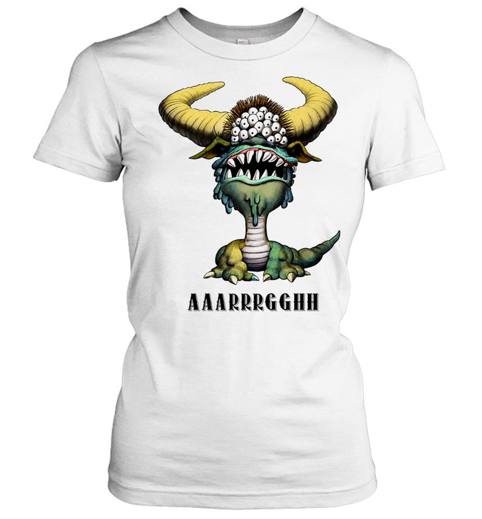 Beholder Monster Dungeons and Dragons Aaarrrgghh Women T-Shirt