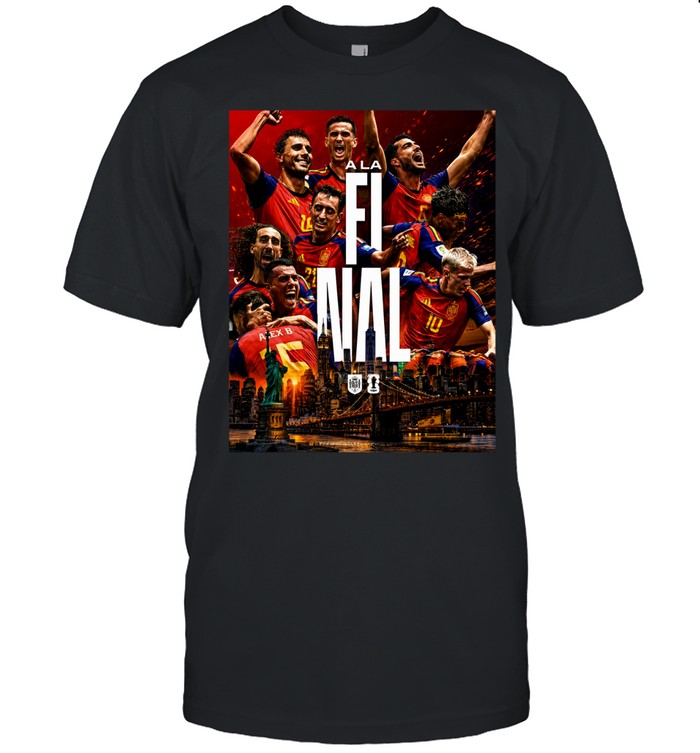 Congrats Spain National Football Team Into Final FIFA World Cup 2026 Vamos Espana Copa Mundial FIFA Unisex T-Shirt
