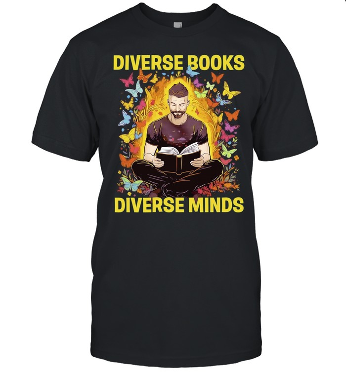 Diverse Books Diverse Minds reading book lover Unisex T-Shirt