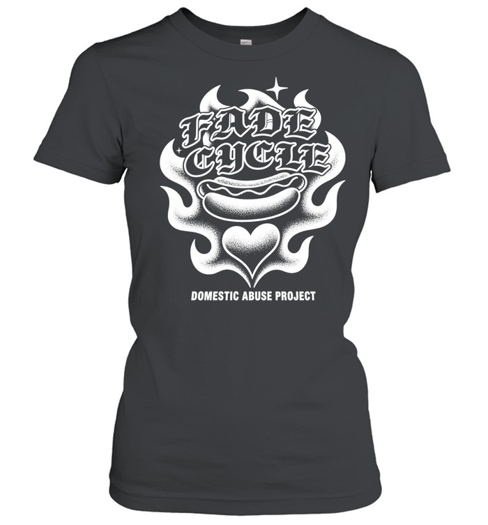 End the Cycle Hot Dog Heart Domestic Abuse Project Women T-Shirt