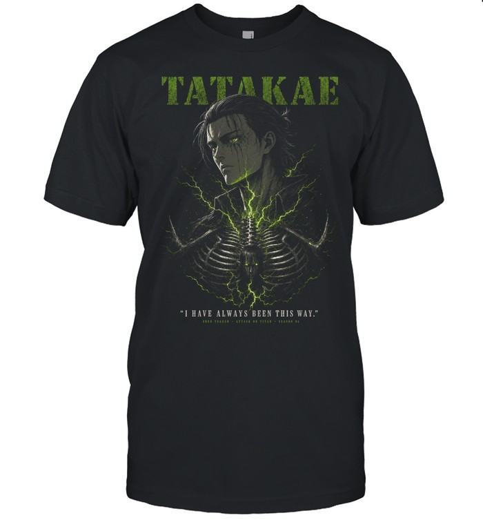 Eren Yeager Attack On Titan Tatakae Season 4 Unisex T-Shirt