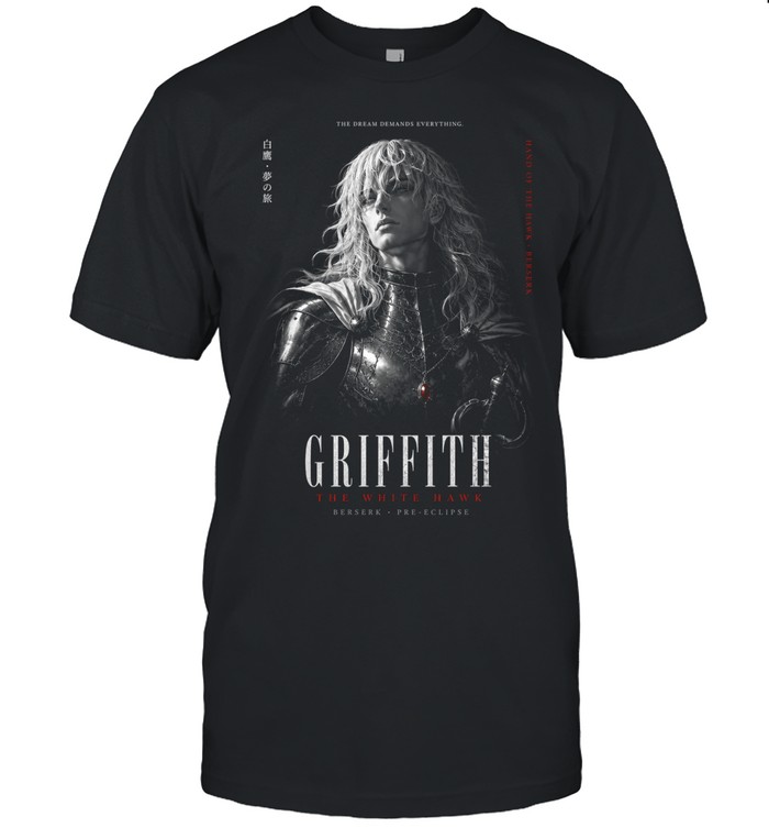 Griffith Berserk White Hawk Pre Eclipse Unisex T-Shirt
