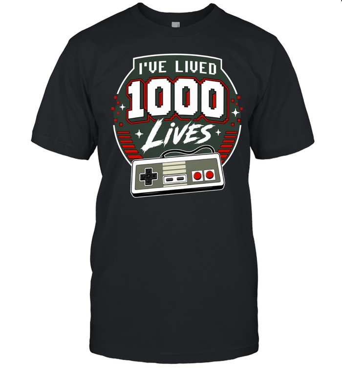 I’ve Lived 1000 Lives Video Game Controller Unisex T-Shirt