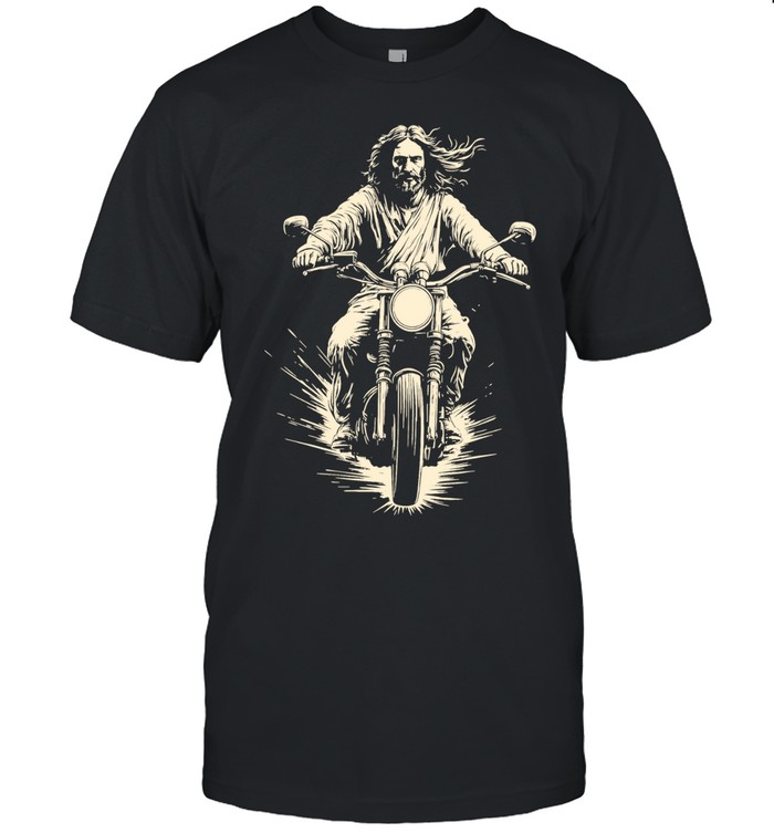 Jesus christ on motorbike Unisex T-Shirt