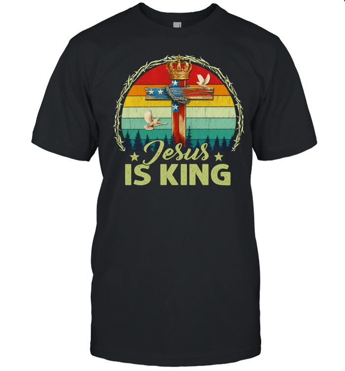Jesus is king crown of thorns christian Unisex T-Shirt