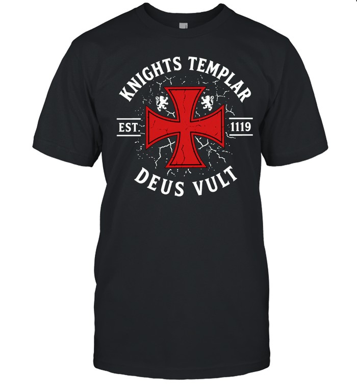 Knights Templar Est 1119 Deus Vult Crusader Unisex T-Shirt
