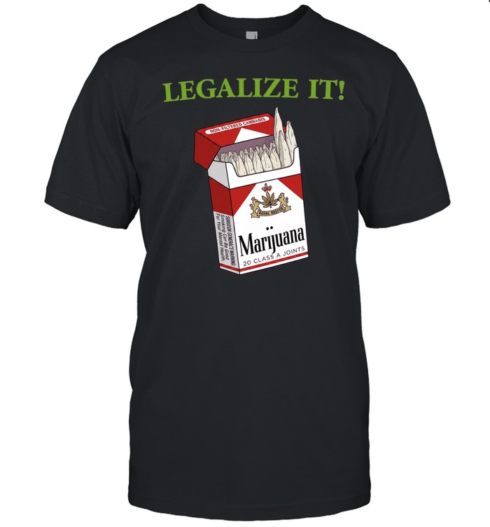 Legalize It Royal Reefer Marijuana 20 Class A Joints Unisex T-Shirt