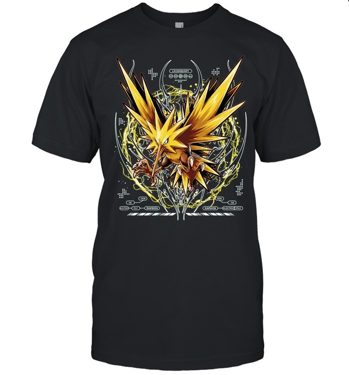 Legendary Zapdos Gen 1st Electric Fly Unisex T-Shirt