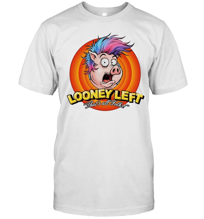 Looney left thats all folks pig Unisex T-Shirt