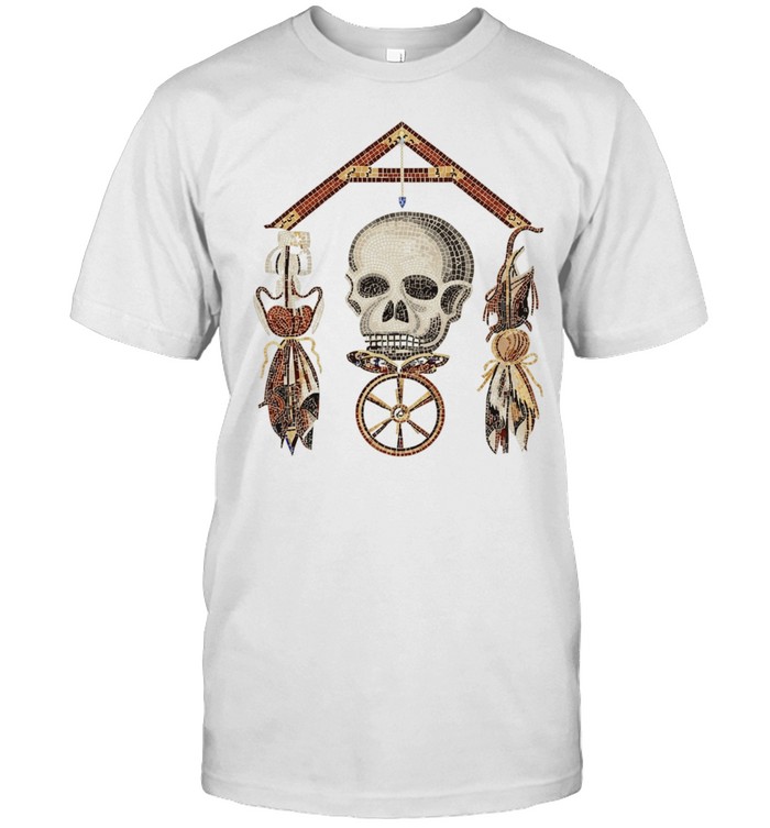 Memento Mori Roman Mosaic Skull Unisex T-Shirt