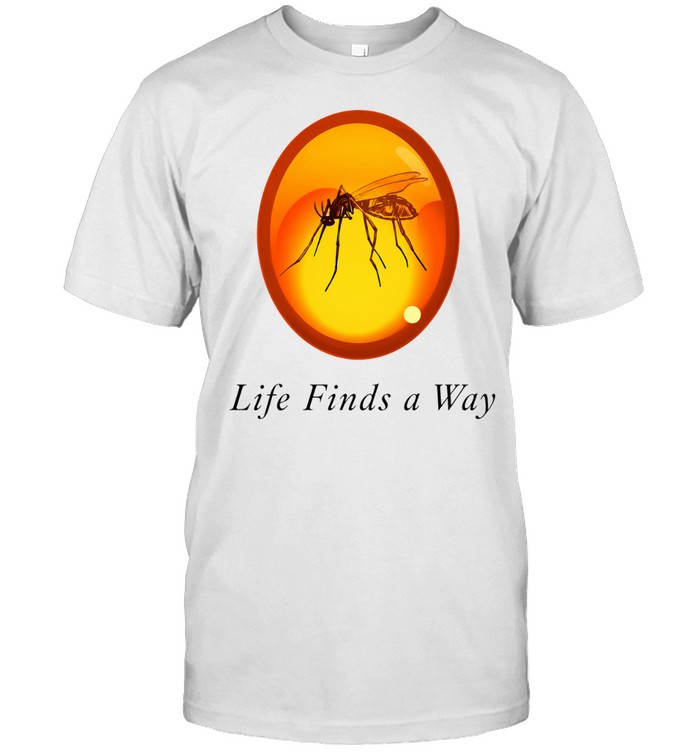 Mosquito in Amber Life Finds a Way Jurassic Park Unisex T-Shirt