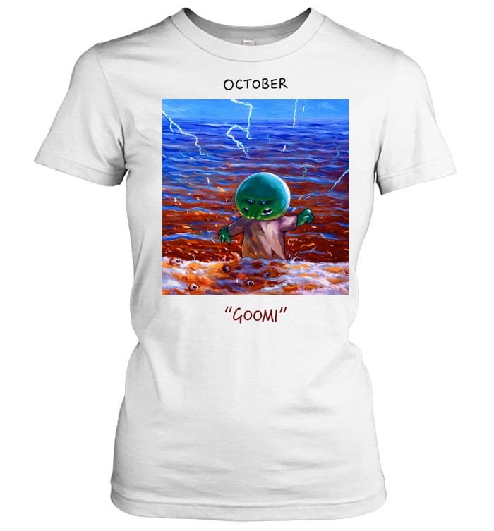 October Goomi Surreal Art Monster Creature Women T-Shirt