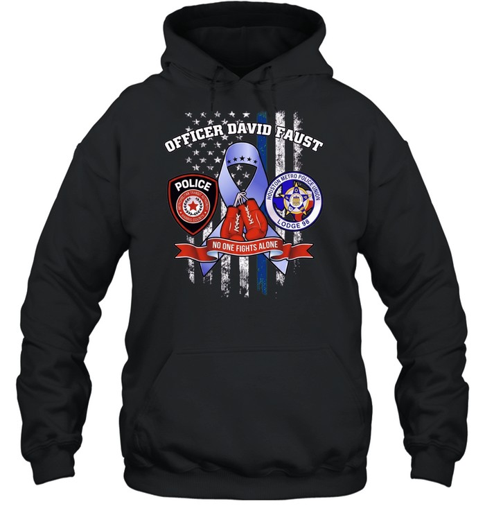 Officer David Faust Metropolitan Transit Authority Houston Metro Police Union Sweatshirt