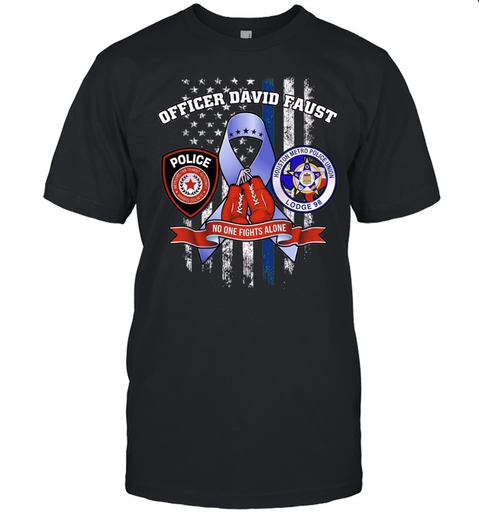 Officer David Faust Metropolitan Transit Authority Houston Metro Police Union Unisex T-Shirt