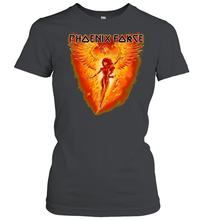Phoenix Force Metal X-Men Jean Grey Marvel Comics Women T-Shirt