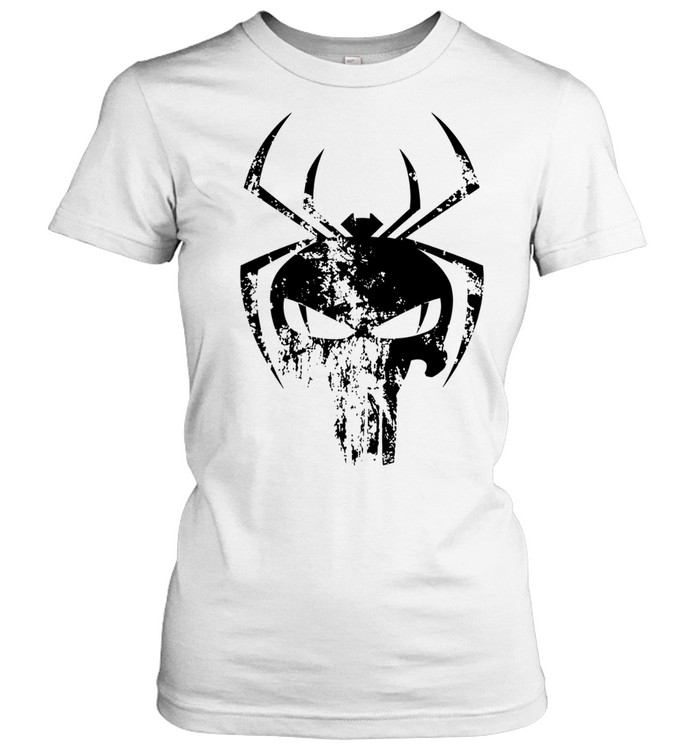 Punisher Spider Logo Marvel Frank Castle Women T-Shirt