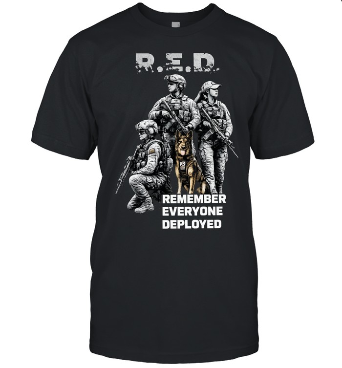 RED Remember Everyone Deployed military Unisex T-Shirt