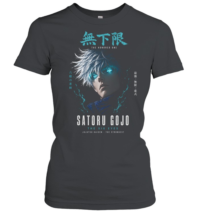 Satoru Gojo Jujutsu Kaisen Six Eyes Sorcerer Women T-Shirt