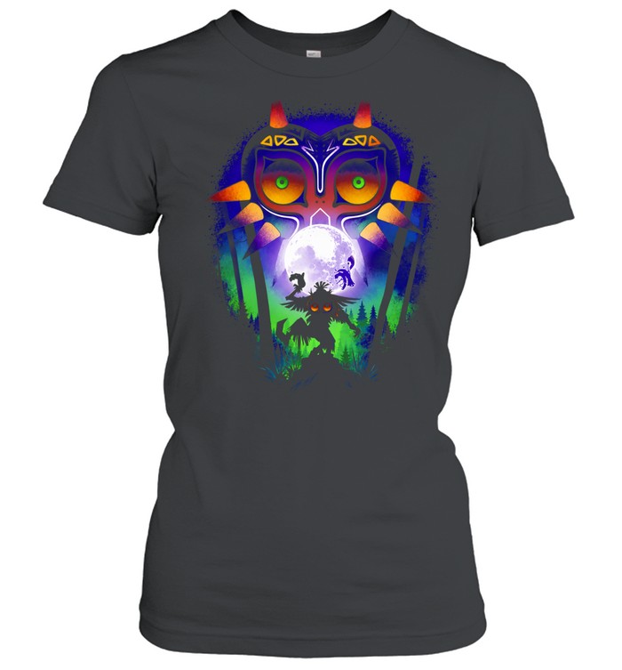 Skull Kid Majora Mask The Legend of Zelda Nintendo Moon Forest Women T-Shirt