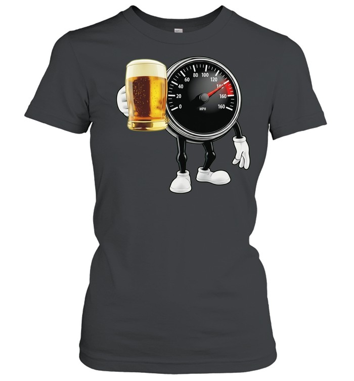 Speedometer With Beer drinking funny gauge Women T-Shirt