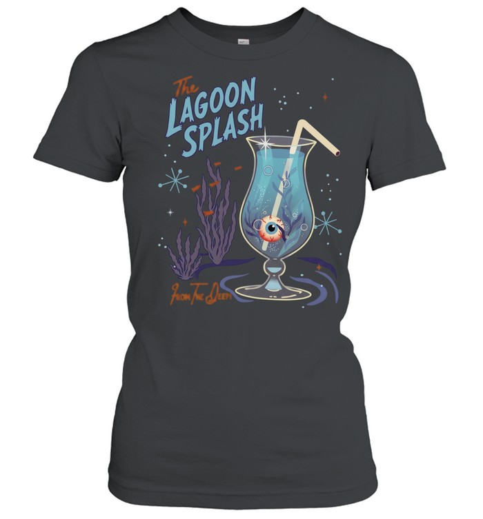 The Lagoon Splash from the Deep horror cocktail Women T-Shirt
