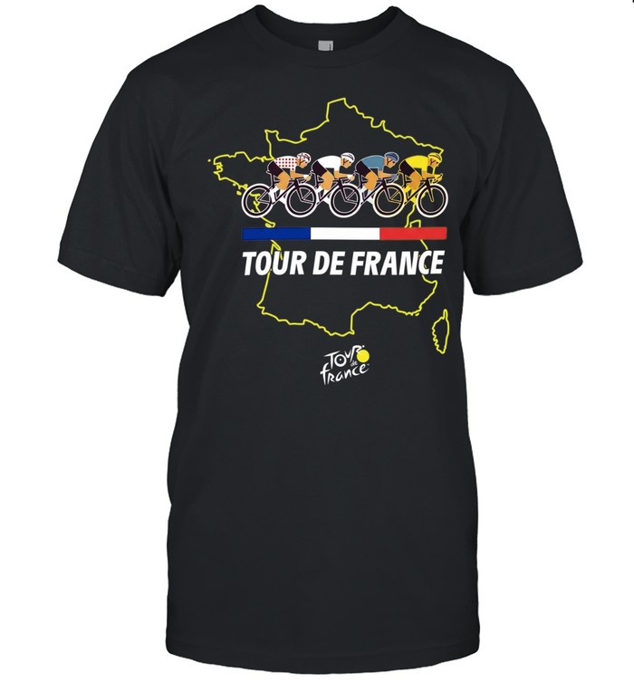 Tour de France map of France Unisex T-Shirt