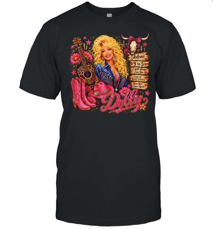 Dolly Parton Pink Boots & Hits Tracklist Memorial Unisex T-Shirt
