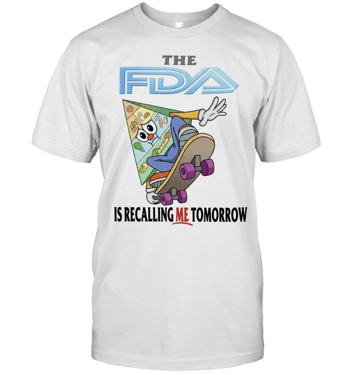 Food Pyramid Character The FDA is recalling me tomorrow Unisex T-Shirt