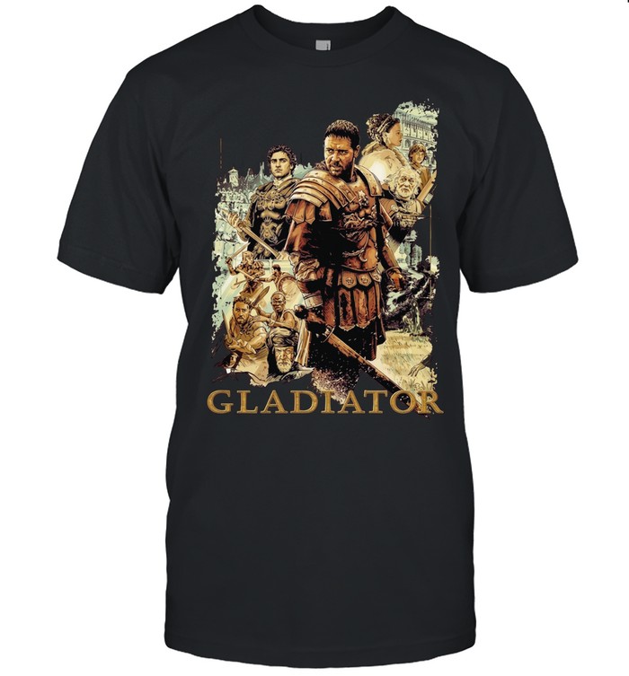 Gladiator Maximus Russell Crowe Collage Unisex T-Shirt