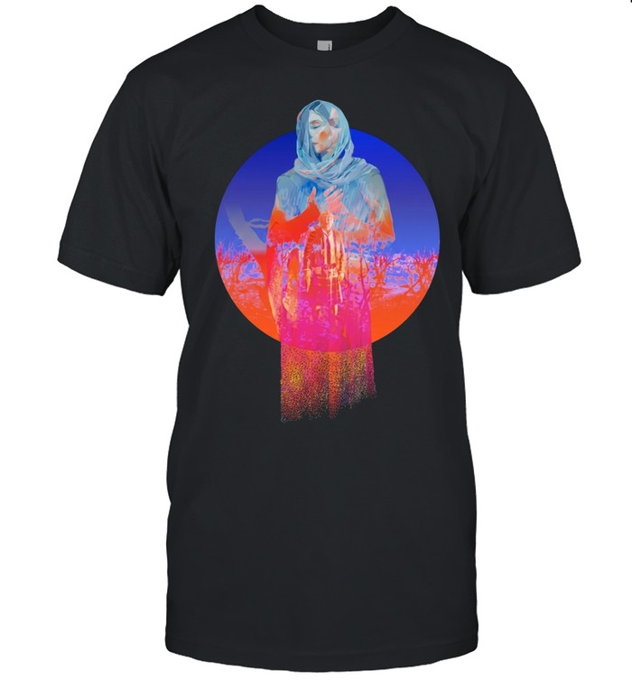 Hot Spot Eclipse Surreal Portrait mystical figure Unisex T-Shirt