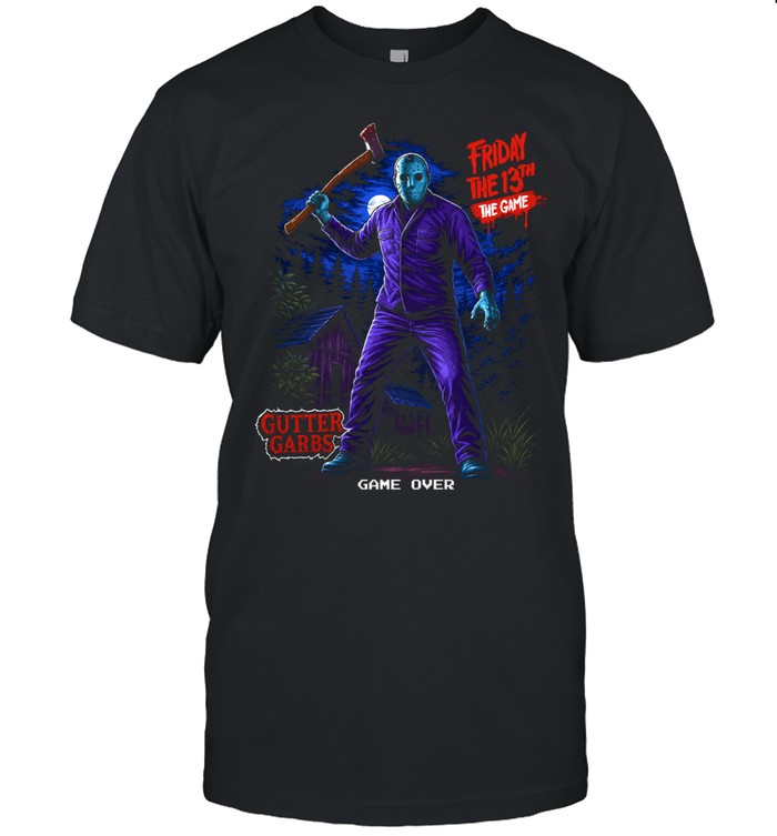 Jason Voorhees Friday the 13th the Game Gutter Garbs game over Unisex T-Shirt