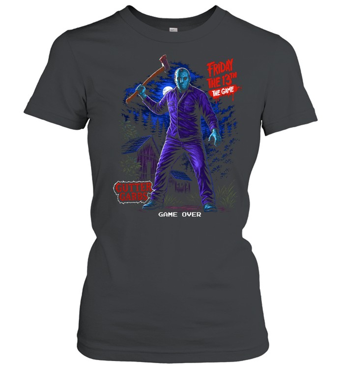 Jason Voorhees Friday the 13th the Game Gutter Garbs game over Women T-Shirt