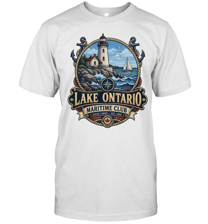 Lake Ontario Maritime Club Great Lakes Est 1808 Unisex T-Shirt