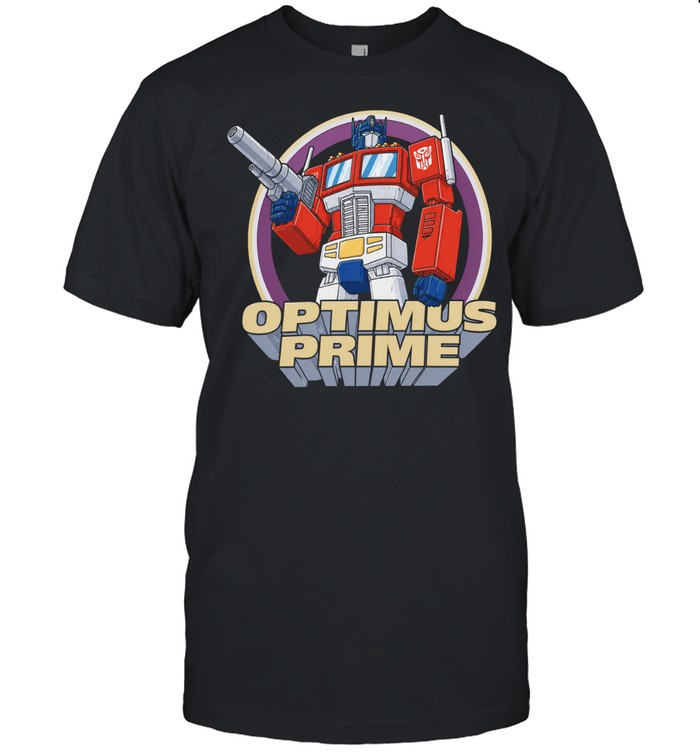 Optimus Prime Transformers Robot Holding Blaster Unisex T-Shirt