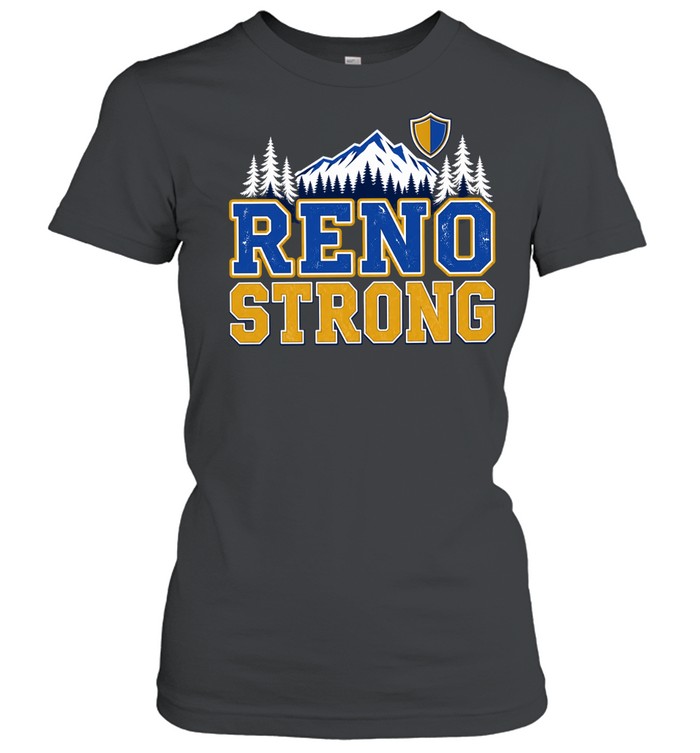 Reno Strong Nevada Wildfire Relief Support Women T-Shirt