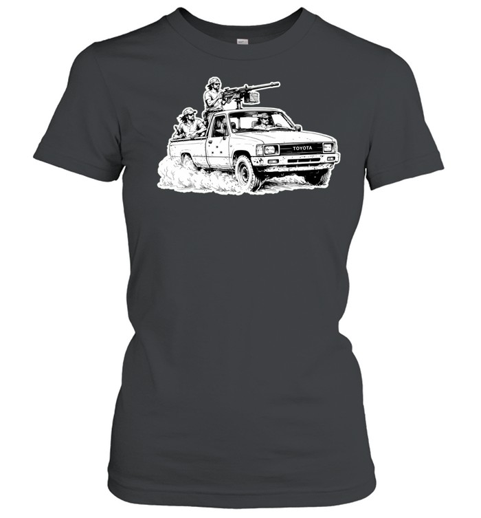 Riding Dirty Toyota Pickup Truck Technical Women T-Shirt
