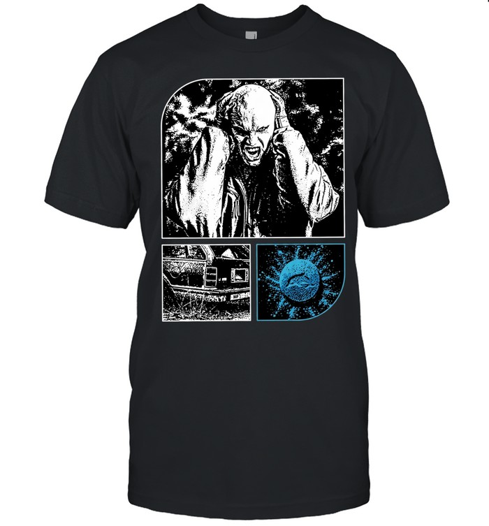 Screaming Man Car and Dolphin Graphic Unisex T-Shirt