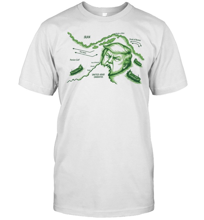 Stuck in the Strait Donald Trump Persian Gulf Iran Unisex T-Shirt