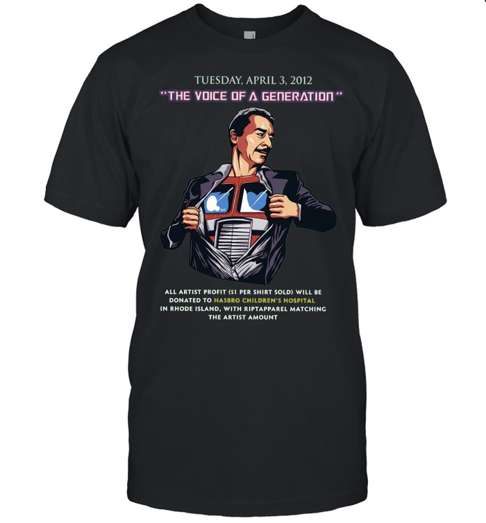 The Voice of a Generation Optimus Prime Unisex T-Shirt