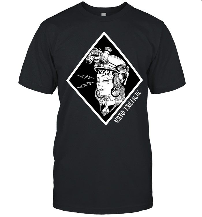 Vaio Tactical Woman with Night Vision Goggles Unisex T-Shirt