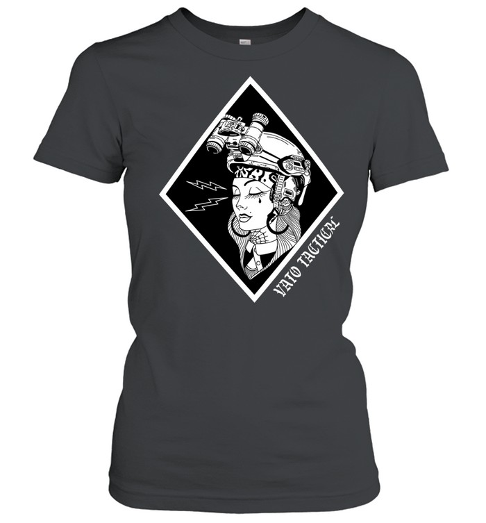 Vaio Tactical Woman with Night Vision Goggles Women T-Shirt