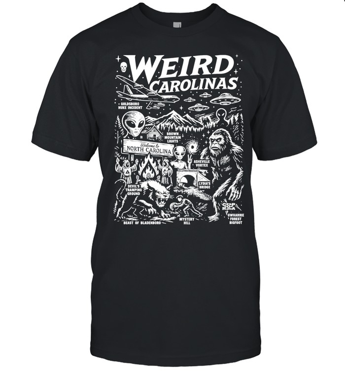 Weird Carolinas North Carolina Cryptids and Folklore Unisex T-Shirt