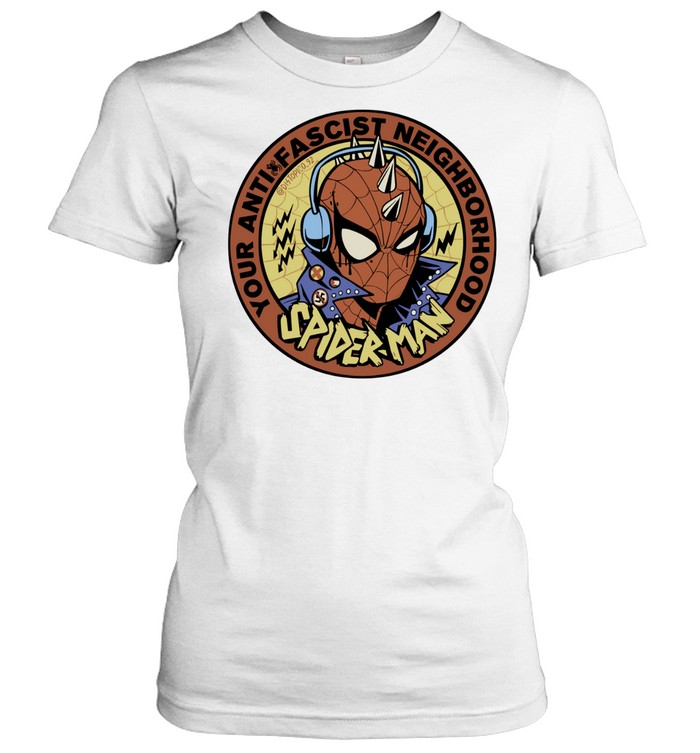 Your Anti-Fascist Neighborhood Spider-Man Women T-Shirt