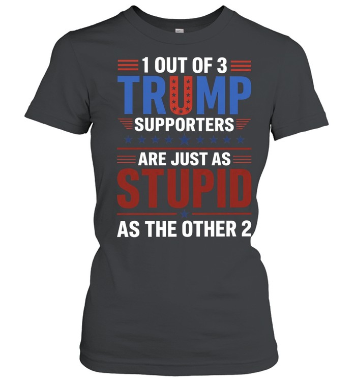 1 out of 3 Trump Supporters Are Just As Stupid Women T-Shirt