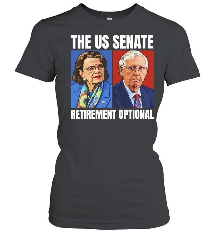 Dianne Feinstein and Mitch McConnell The US Senate Retirement Optional Women T-Shirt